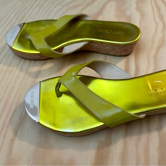 JIMMY CHOO Patent Leather Sandals - Picture 3 of 8